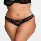 The Thong- Floral Lace image number null