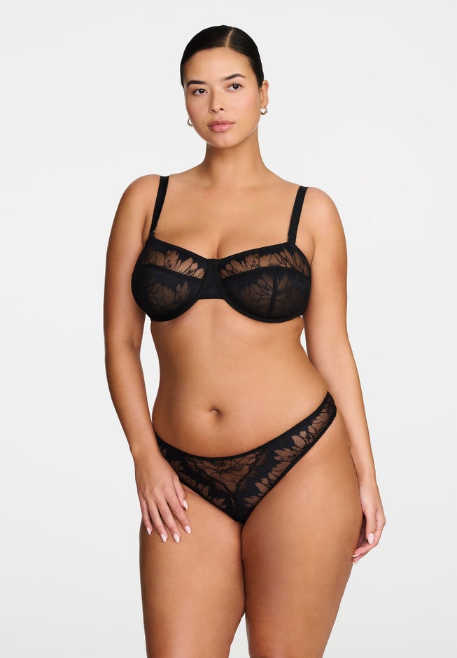 The Thong- Floral Lace image number 10