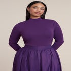 Knit & Taffeta Maxi Dress image number 2