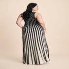 Two Tone Sweater Dress image number null