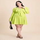 Flounce Mini Dress image number null