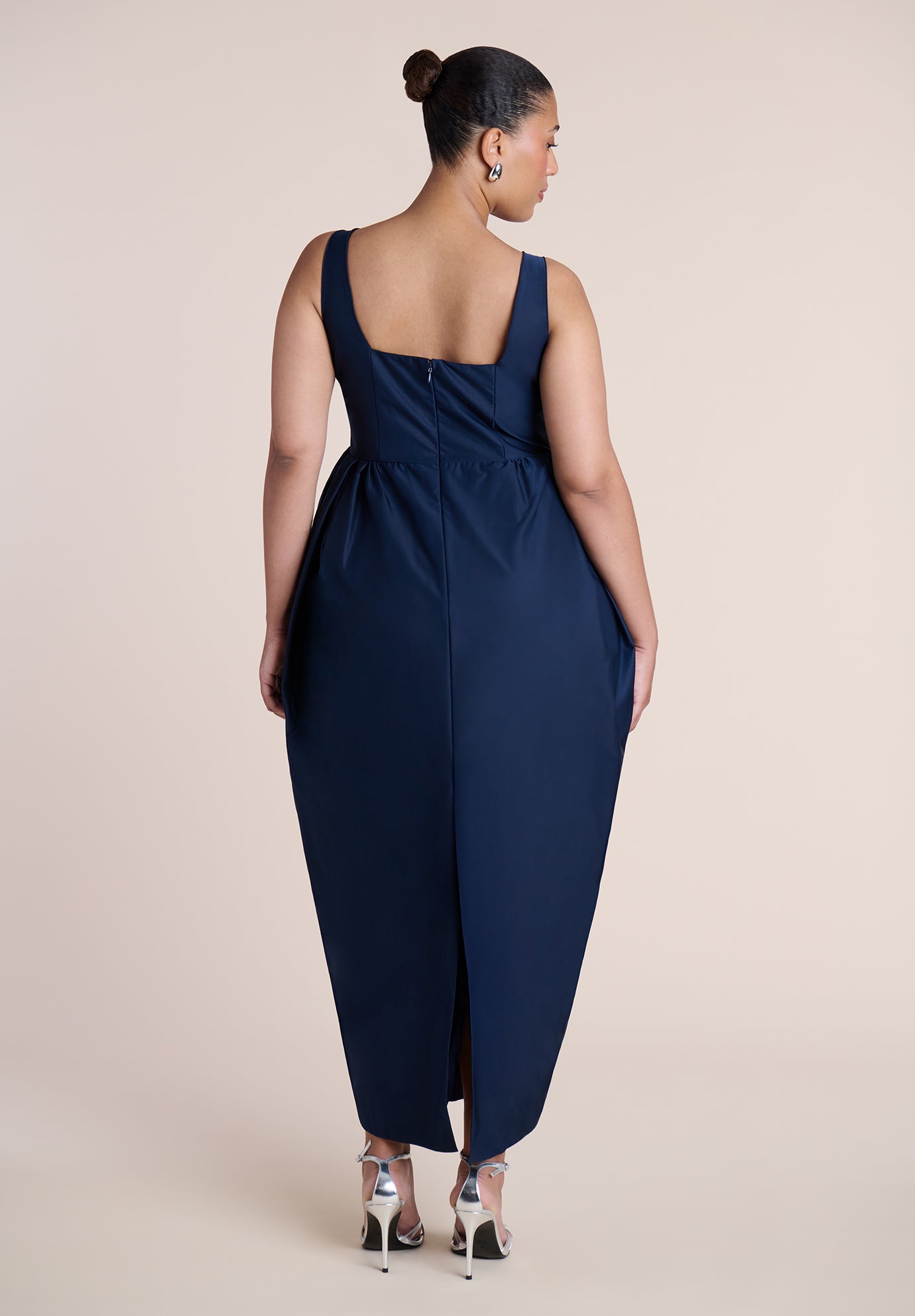 Pleated Tank Gown image number 1