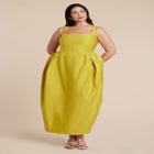 Pleated Tank Gown image number null