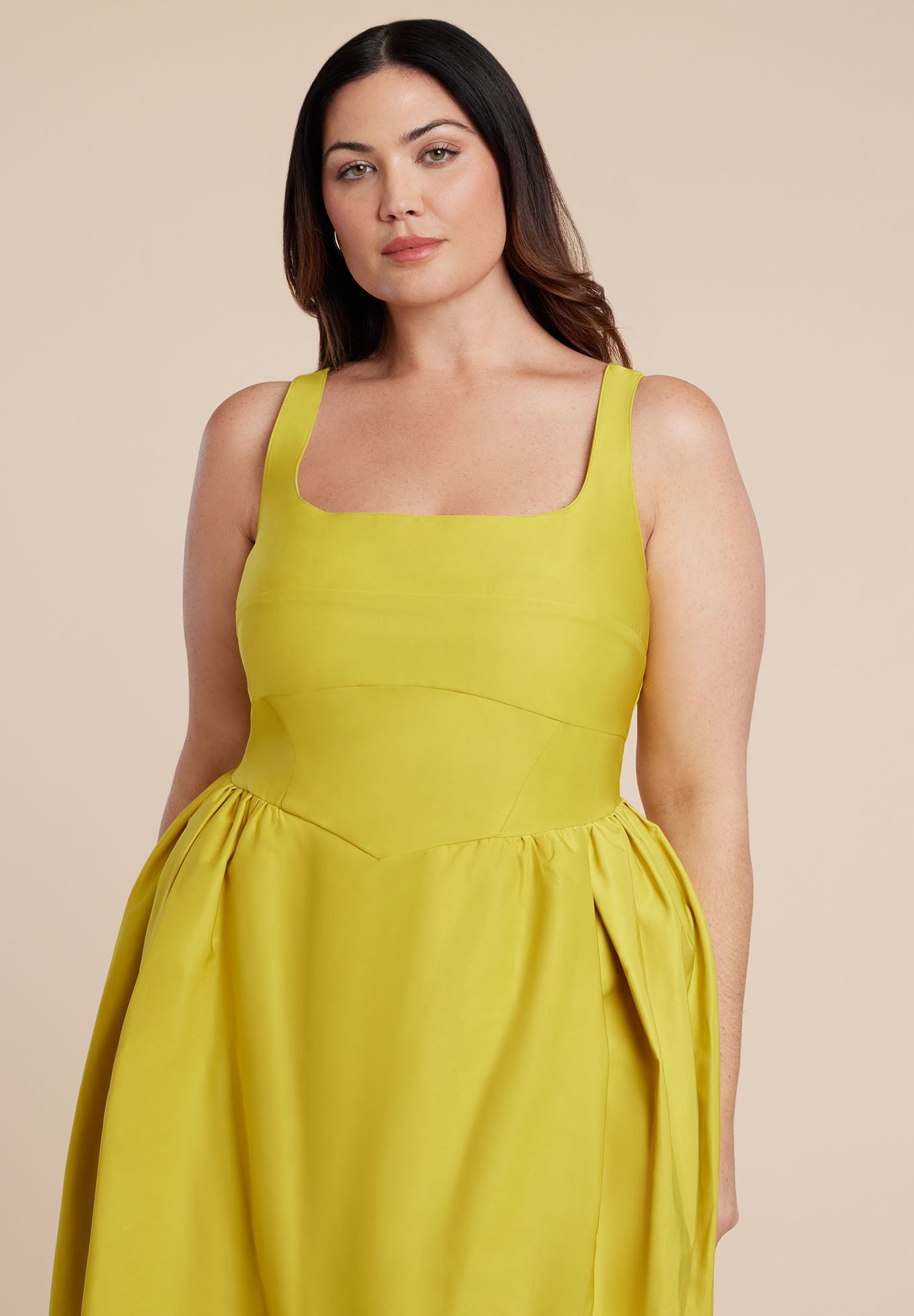 Pleated Tank Gown image number 2