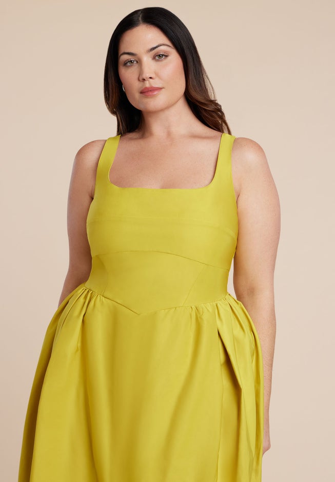 Pleated Tank Gown image number 2