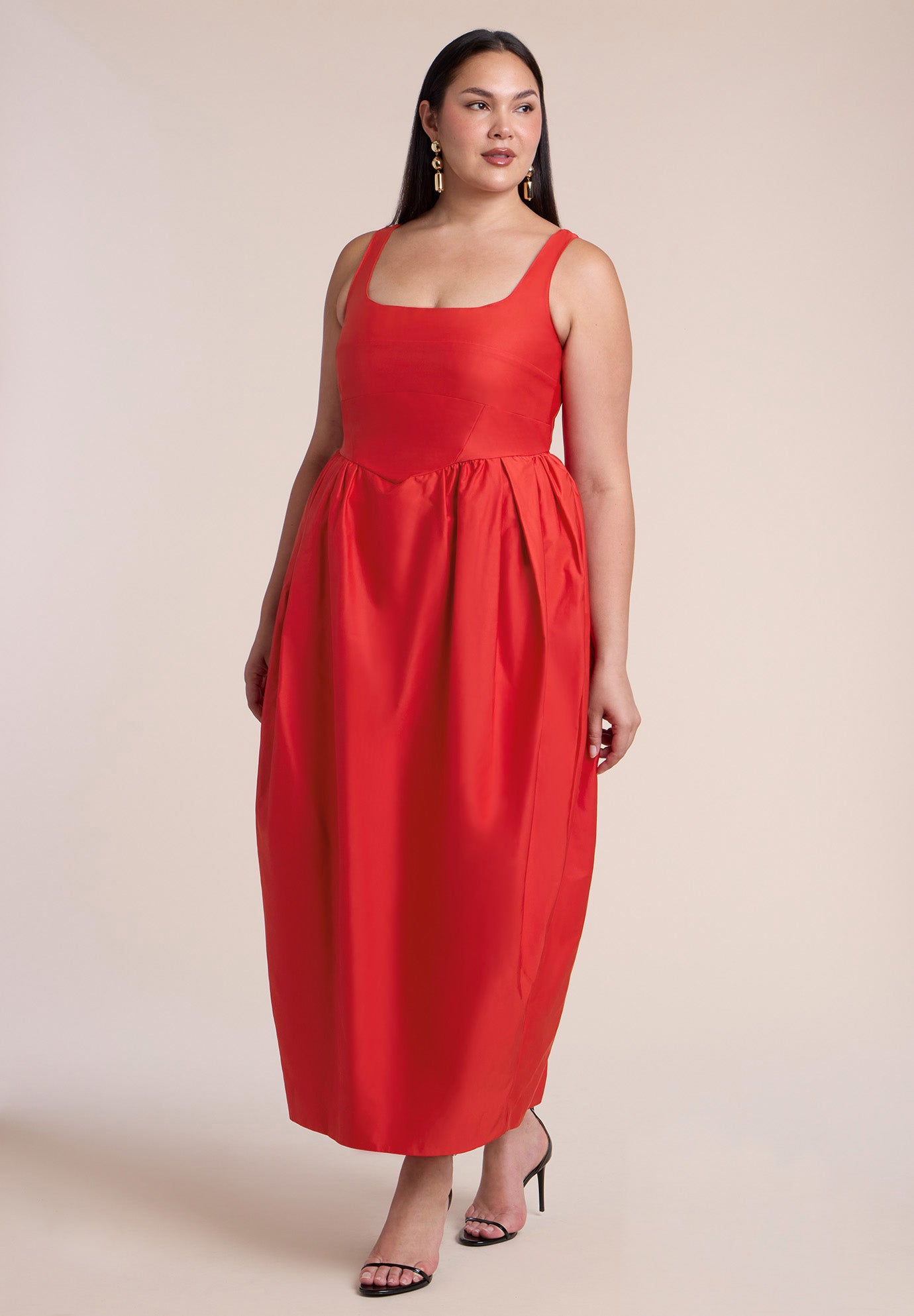 Pleated Tank Gown image number 0
