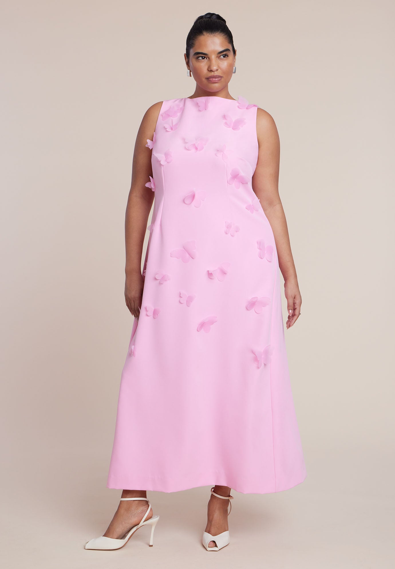 Applique Column Dress image number 1