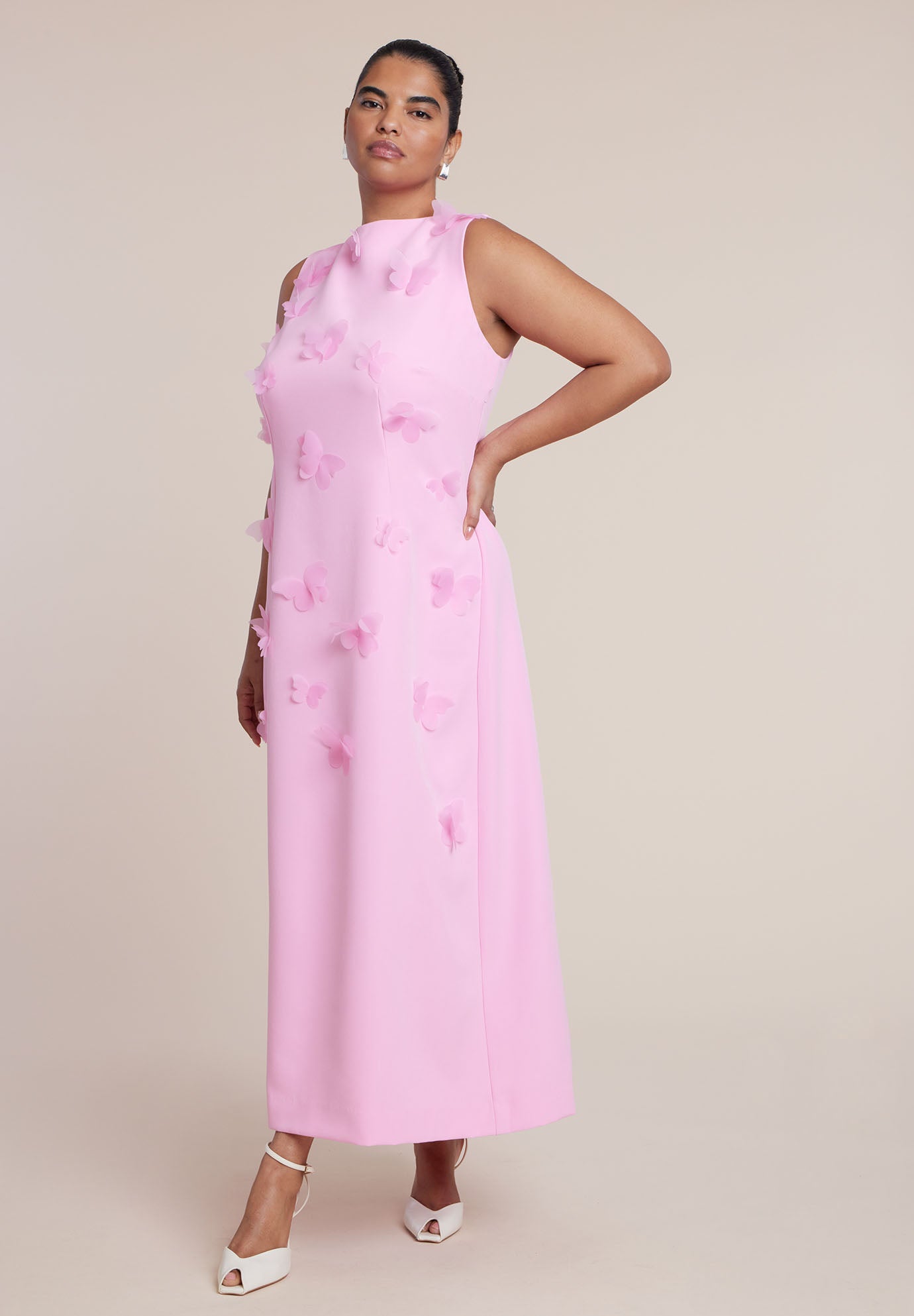 Applique Column Dress image number 2