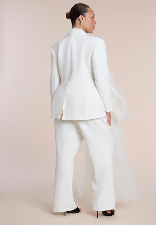 Dramatic Tiered Tulle Blazer image number 1