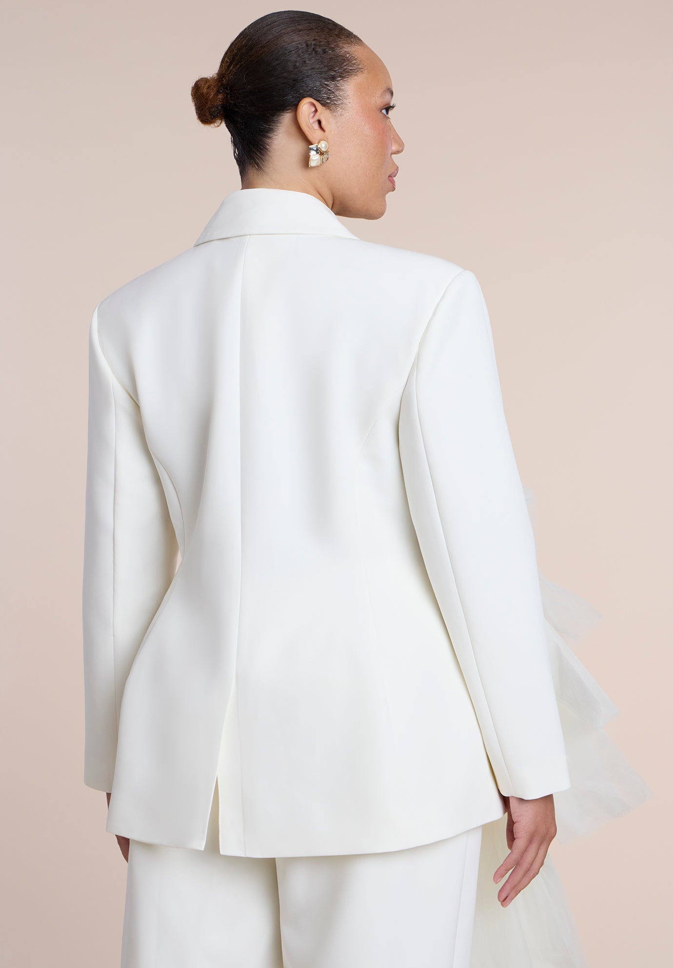 Dramatic Tiered Tulle Blazer image number 3