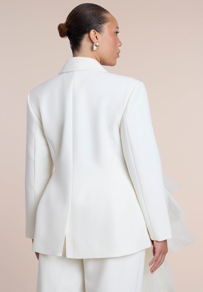 Dramatic Tiered Tulle Blazer image number 3