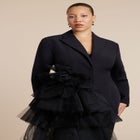 Dramatic Tiered Tulle Blazer image number null