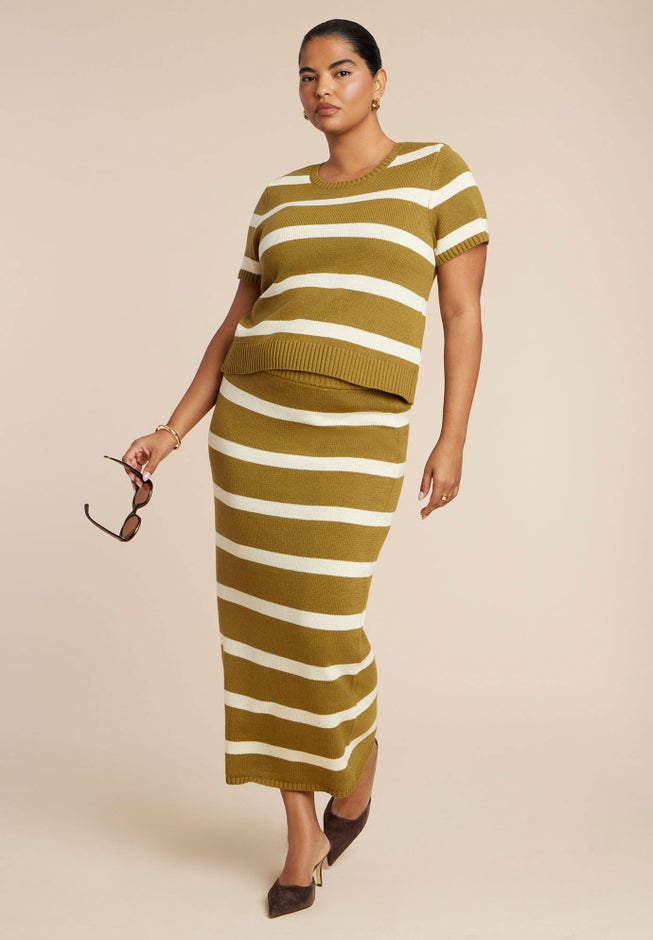 Midi Sweater Skirt image number 2