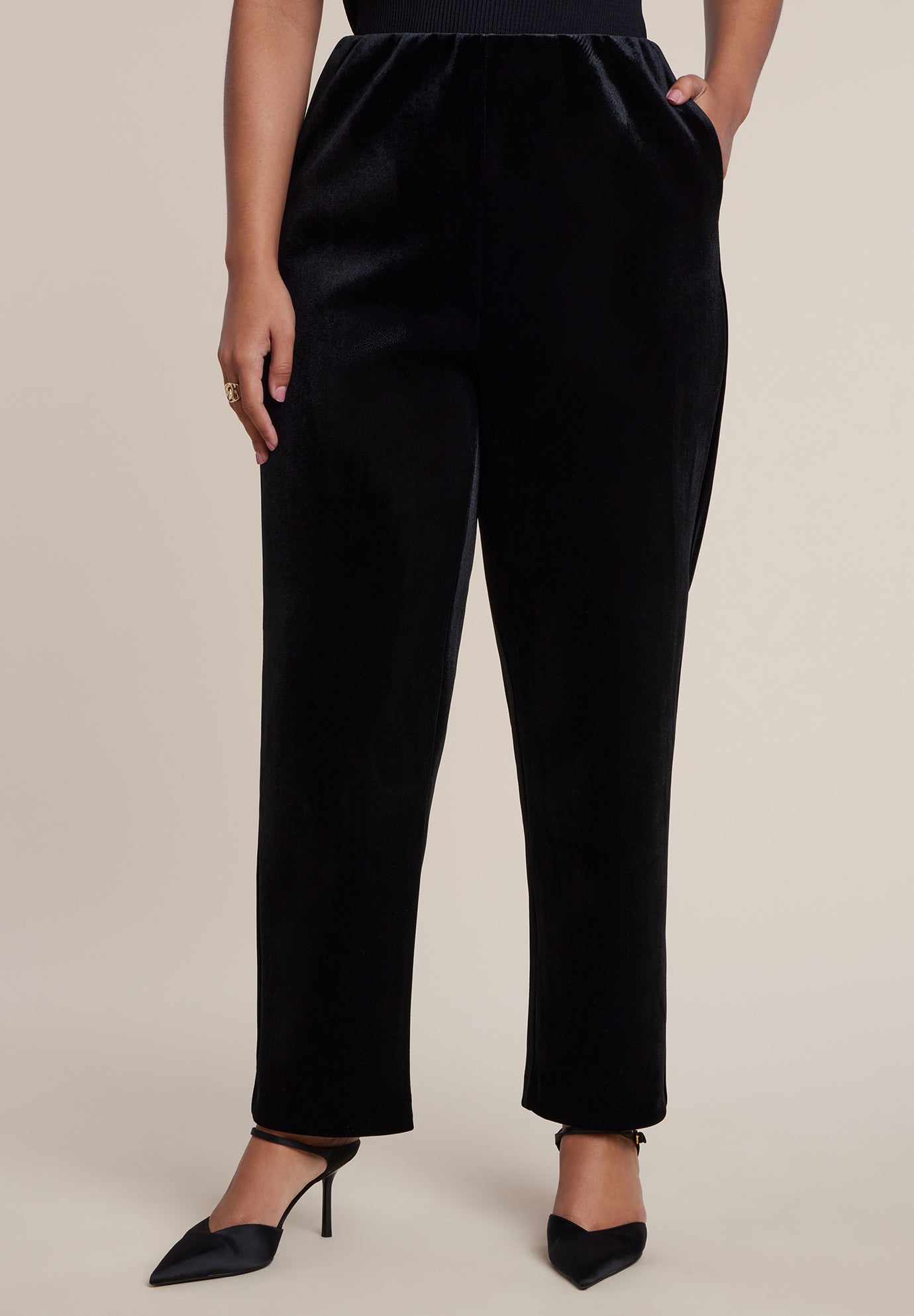 Velvet Slim Straight-Leg Pant image number 1