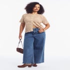 Short Sleeve Pointelle Cardigan image number null