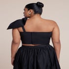 Crop Top With Large Bow image number null