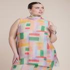 Sheer Neck-Tie Tunic image number null