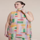 Sheer Neck-Tie Tunic image number null