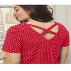 Criss-Cross Back Tee image number null