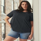 Criss-Cross Back Tee image number null