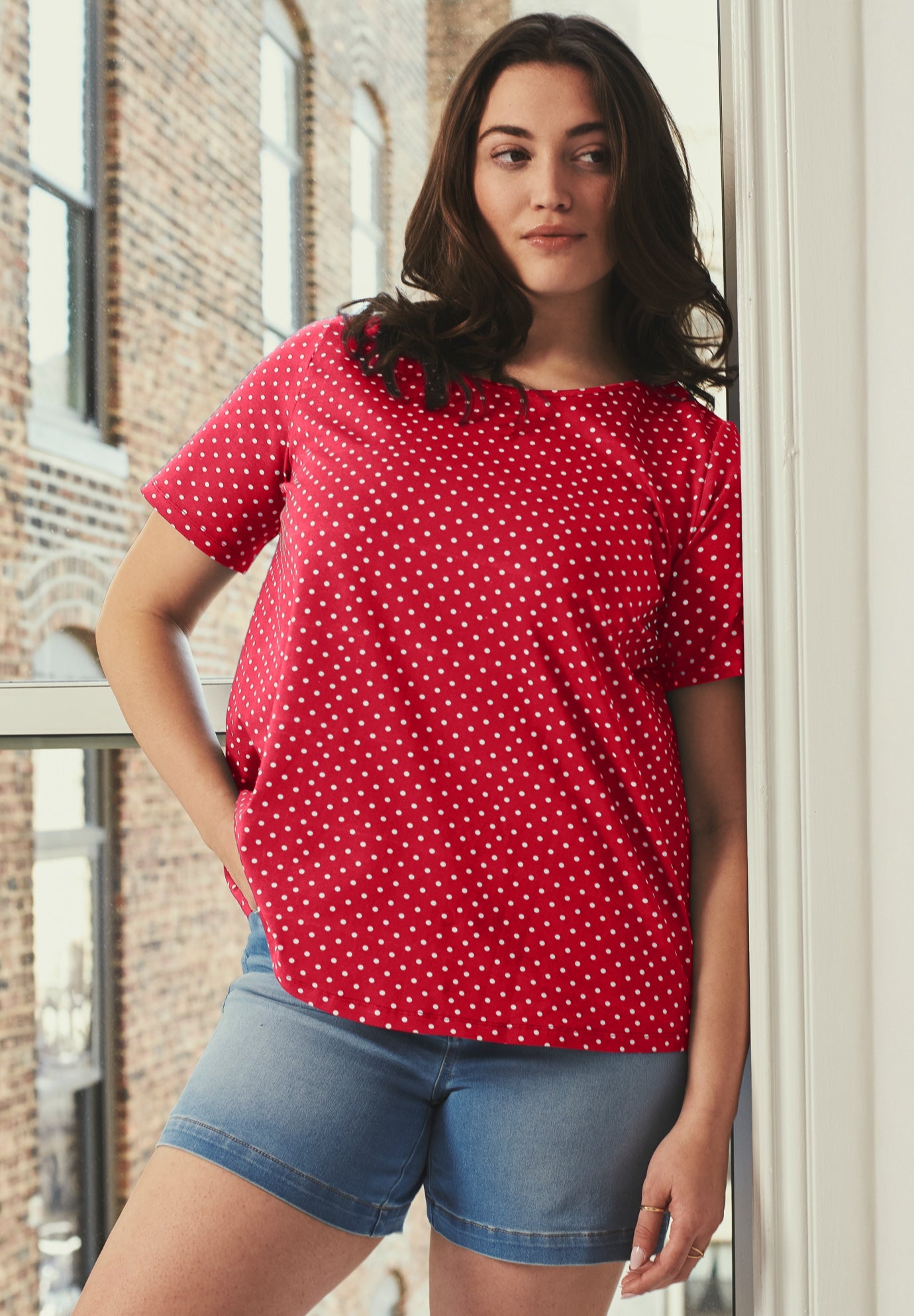 Criss-Cross Back Tee image number 0