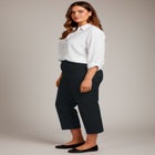Super-Stretch Straight Ankle Pull-On Pant image number null