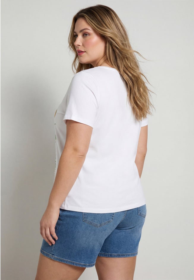 Sccop Neck Tee Graphic image number 1