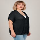 Short Sleeve Button Front Cardigan image number null