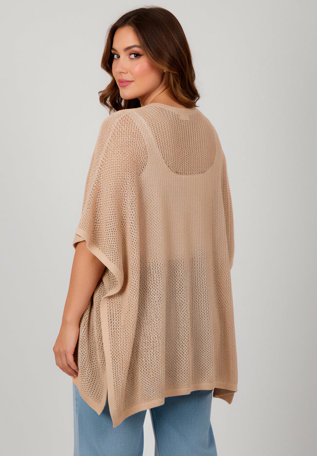 Crochet Tie Front Cardigan image number 1