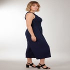 Sleeveless Smocked Jumpsuit image number null