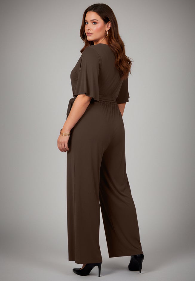 Audrey Faux Wrap Jumpsuit image number 1