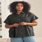 Dolman Short Sleeve Shirt image number null