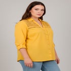 Long Sleeve Lace Detail Shirt image number null
