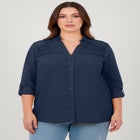 Long Sleeve Lace Detail Shirt image number null