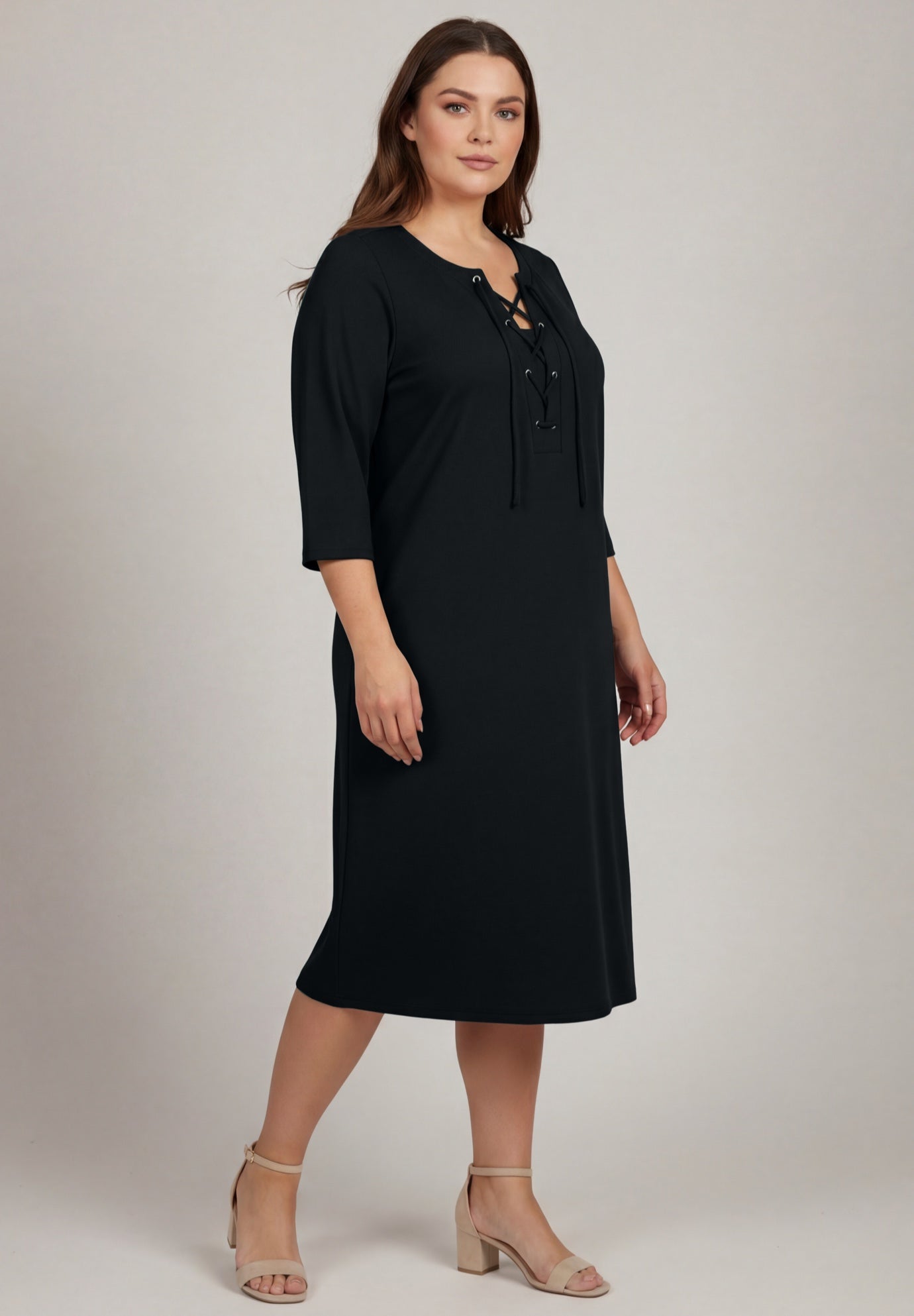 Lacing Sheath Dress image number 2