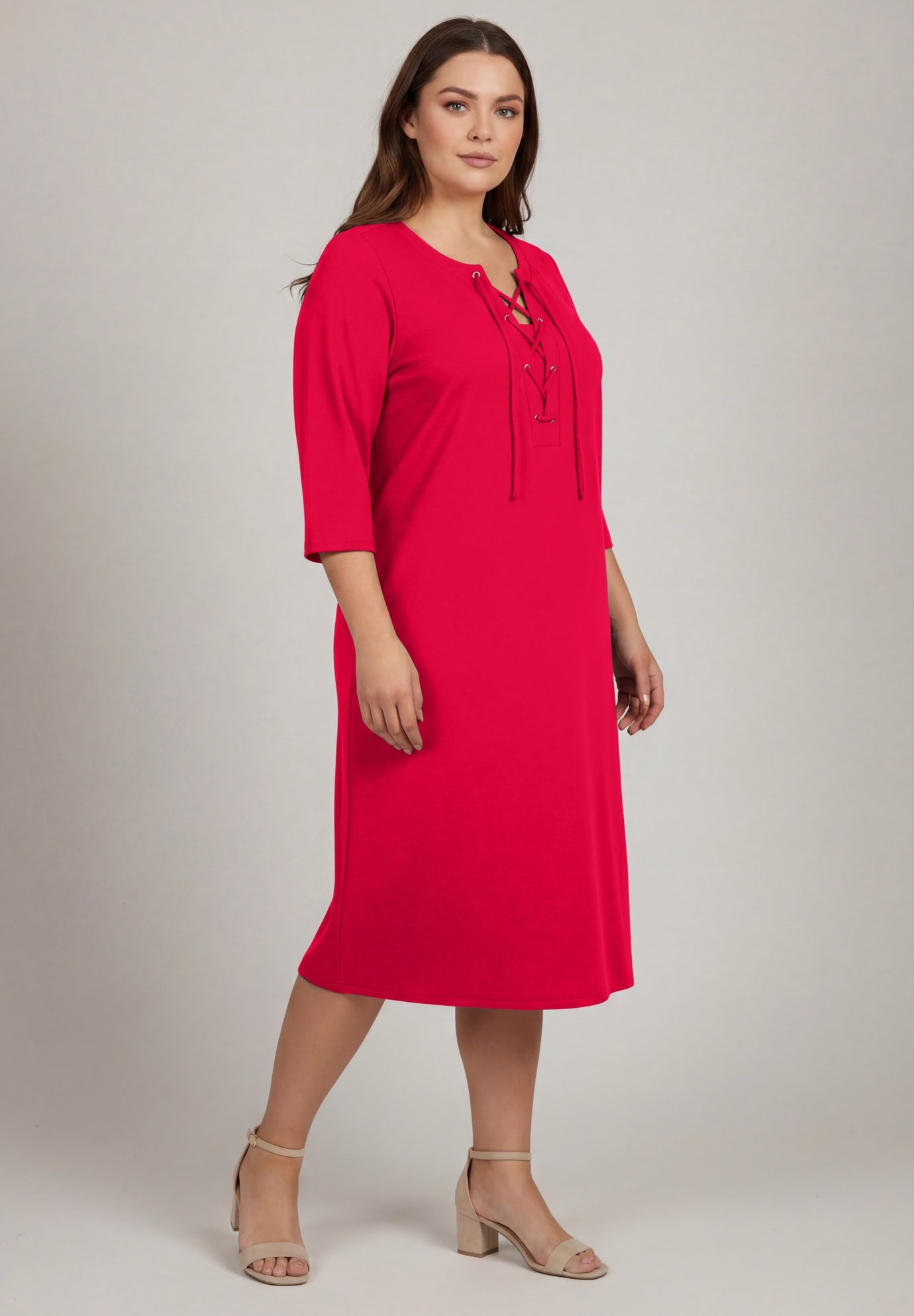 Lacing Sheath Dress image number 2