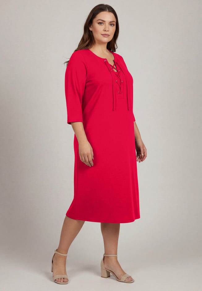 Lacing Sheath Dress image number 2