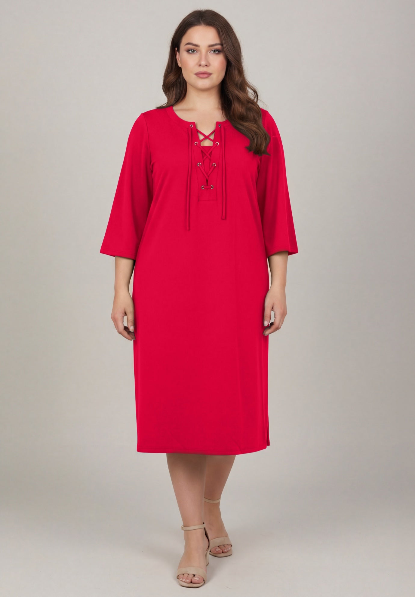 Lacing Sheath Dress image number 0