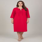 Lacing Sheath Dress image number null