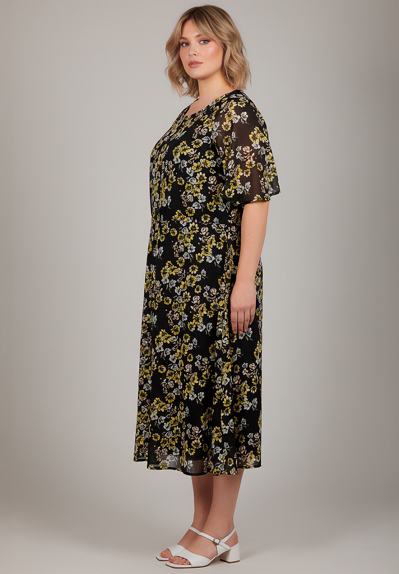 Caplet Midi Dress image number 2