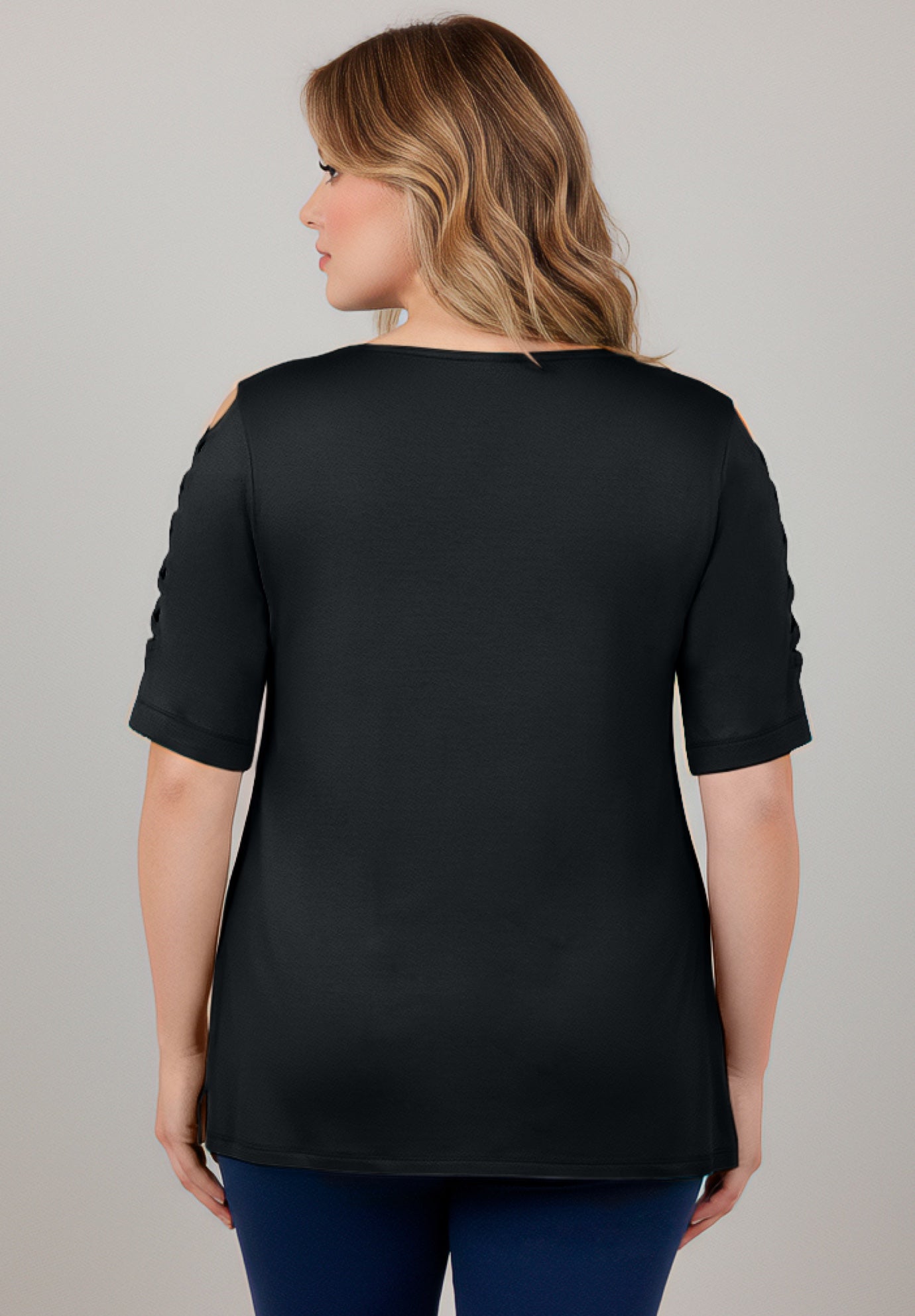 Lattice Sleeve Tunic image number 1