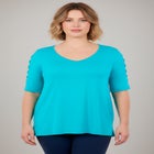 Lattice Sleeve Tunic image number null