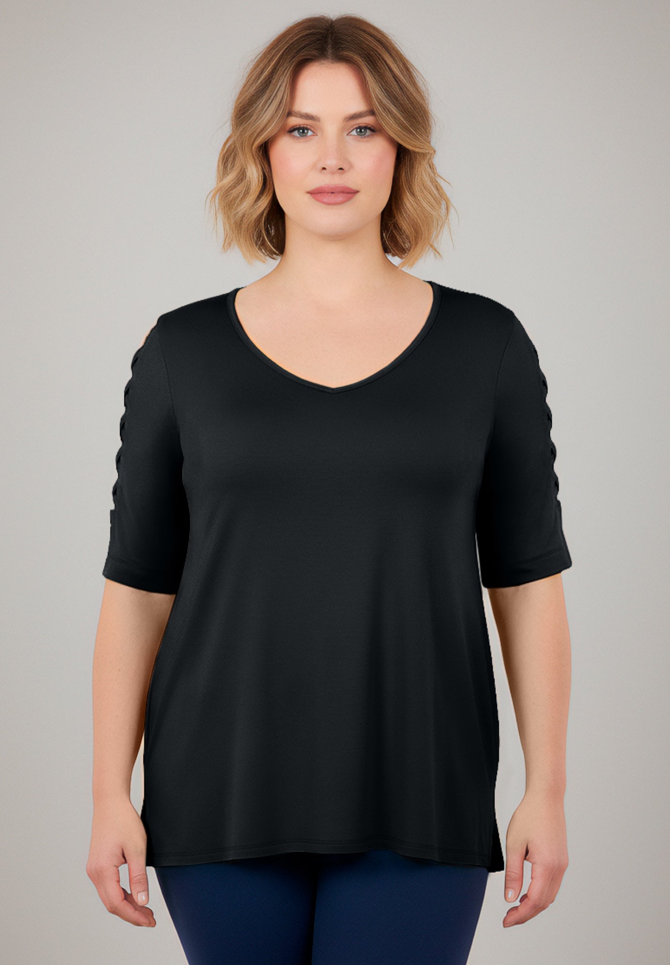 Lattice Sleeve Tunic image number 0