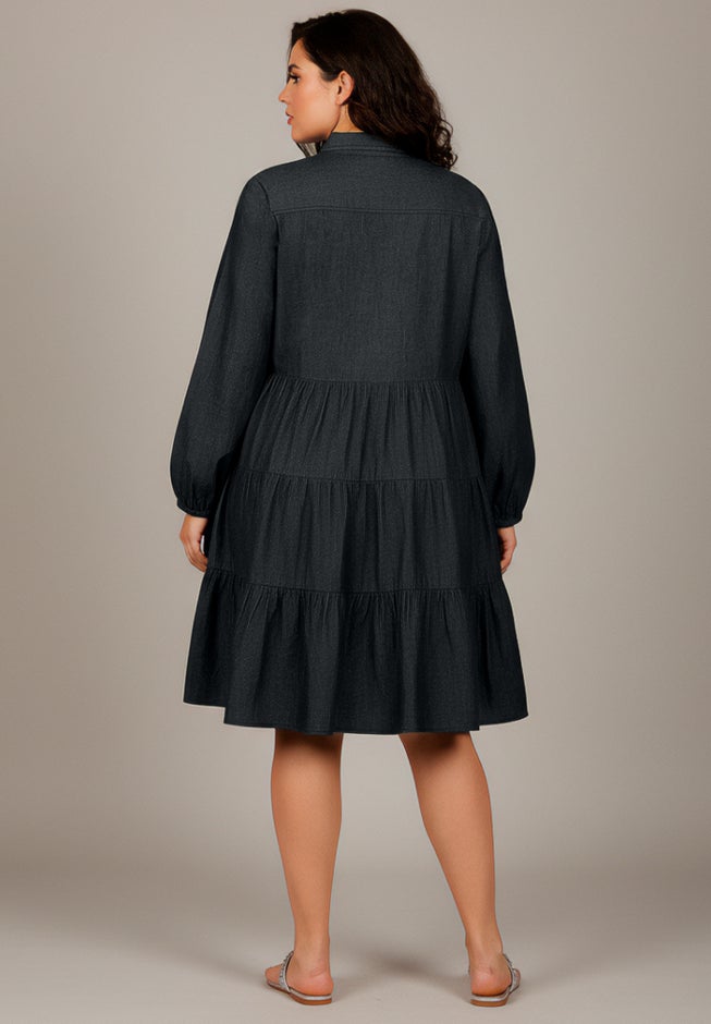 Chambray Shirt Dress image number 1