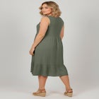 Button Detail Tank Dress image number null