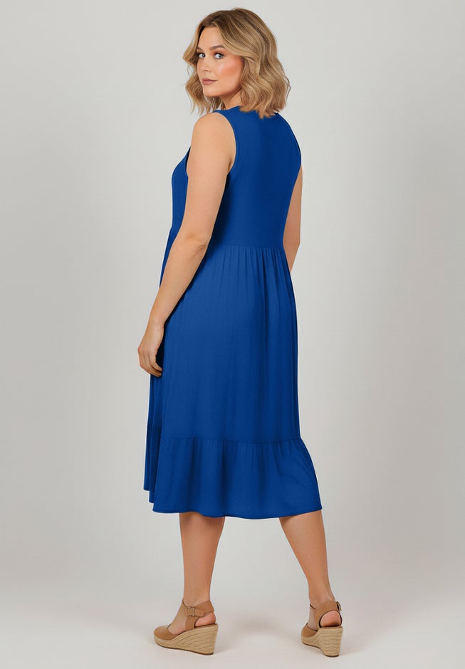 Button Detail Tank Dress image number 1