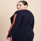 Lurex Stripe Cardigan image number null