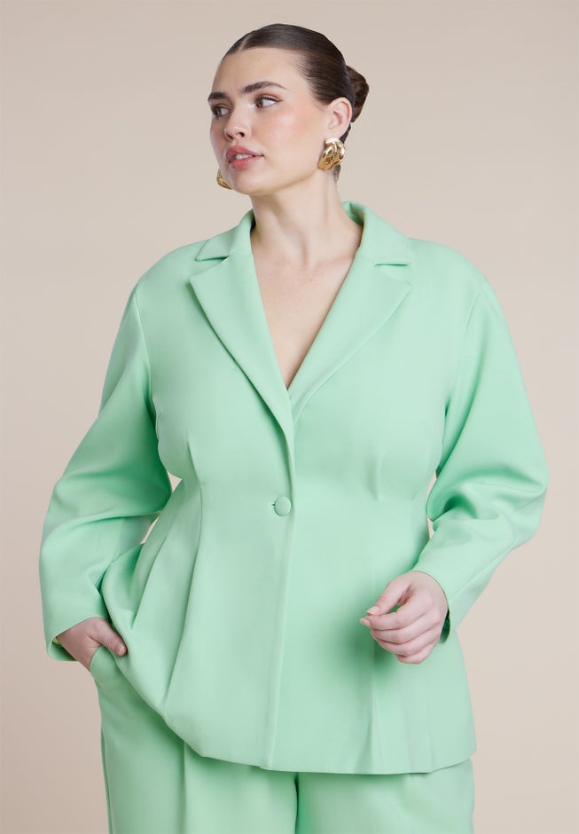 Pleat Waist Blazer image number 2