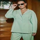 Pleat Waist Blazer image number null