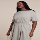 Asymmetrical Neck A-Line Dress image number null